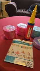 New Party Decor Set – Balloon Pump, Streamers, Birthday Banner