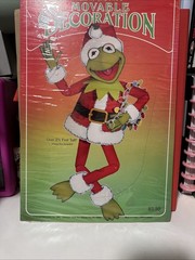 NEW!! VINTAGE 1981 HALLMARK HENSON Kermit The Frog MOVABLE DECORATION
