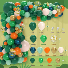 Dinosaur Birthday Party Decorations, 113Pcs Dinosaur Balloons Include Happy Birt