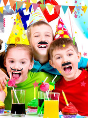 175 Pcs Fake Mustaches Bulk for Kids Stick on Mustache Kids Beard Self Adhesive