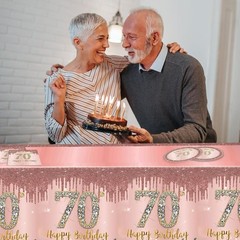 41PCS 70th Birthday Decorations for Women 1 Count (Pack of 1), 70 Years Old