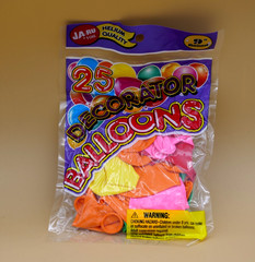 25pcs JA-RU Decorator Helium Quality Ballons 9″