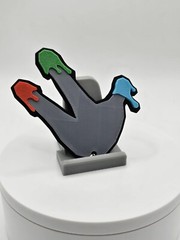Finger Painter Badge Keychain – Gorilla Tag VR Game Oculus Rift