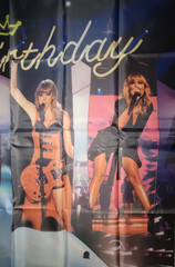 Large New Taylor Swift Birthday Background Banner Tour Performances