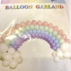 Rainbow Arch Kit DIY Latex Balloon Garland for Birthday Baby Shower Party
