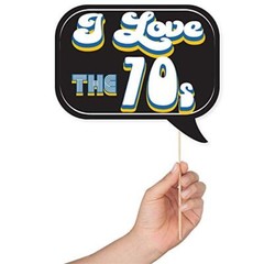 70s Photo Booth Props – 41-pc Disco Photo Booth Kit with 8 x 10-Inch Sign 60 …