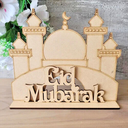 Ramadan Eid Mubarak Table Decoration Signs ,Ramadan Gift, Eid Gift Free Ship