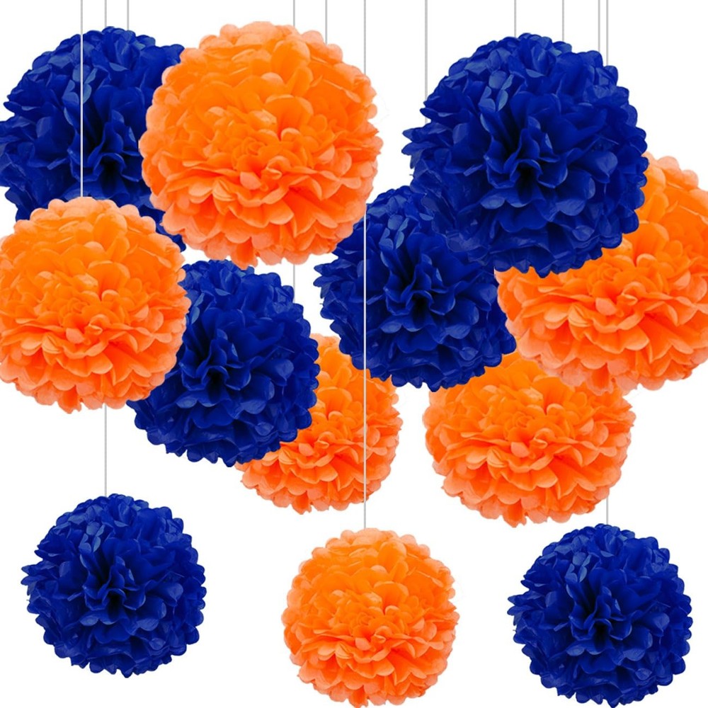 Tissue Paper Pom Poms Hanging Flower Balls Wedding Party Event Decorations