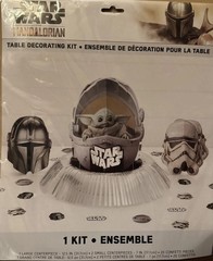 Star Wars Mandalorian Table Decorating Kit The Child Baby Yoda Party Decor