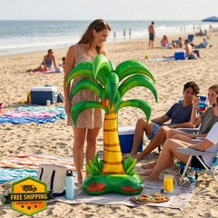 Tedercle 52″ Inflatable Palm Tree Balloon Hawaiian