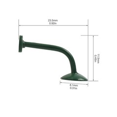 10 X Model Railway HO Scale 1:87 Hanging Lamp/Outdoor Wall Goose Neck Light LED