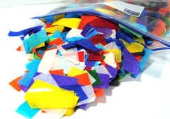 Multicolor Mix Tissue Paper Confetti Rectangles Biodegradable Flutter 2″ x 3/4″