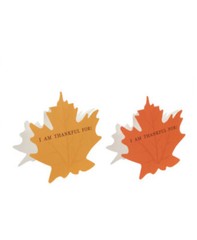 Place Party Cards Fall Leaves Table Décor 20ct and Cupcake Picks 24ct Lot 3