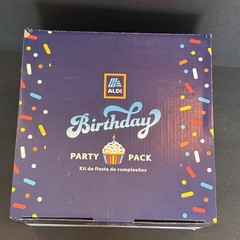 NEW 2026 ALDI 50th Birthday Celebration Box Party Pack Limited Edition Serves 8