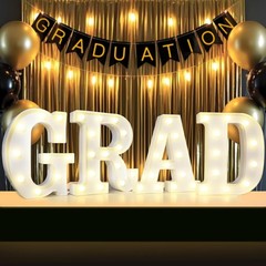 Class of 2026 Graduation Decorations – LED Light Up Letters