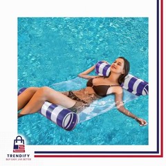 2-Pack Multi-Purpose Inflatable Pool Hammock – Saddle, Lounge Chair, Drifter …