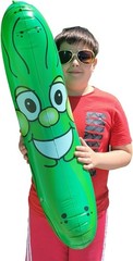 GIANT Inflatable Pickle Head – Beach Pool Float Noodle Gag Prank Joke Party Fun