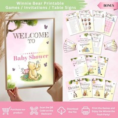 Easy Setup Winnie the Pooh Baby Shower Decorations – Durable & Safe Decor