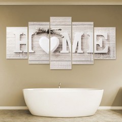 5 Piece Set of Unframed Modern Canvas Prints Stylish Home Decor for All Rooms