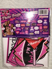 Outta Control Bachelorette Party Photo Booth Props 126 Photo Signs New Sealed