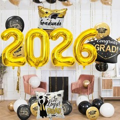 22pcs Graduation Party Balloons,2026 Graduation Party,College & High School Grad
