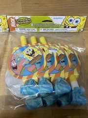 Two Packs 2004 Nickelodeon SpongeBob SquarePants Medallion Blow-outs 16 Total #2