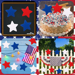 360 Pcs Patriotic Star Cutouts Paper Stars 4Th of July Star Cut Outs Independenc