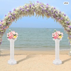 Classic Triumphant Columns 4 White Roman Pillar Durable Wedding Decorative Stand