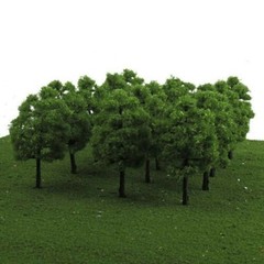 20pcs DIY Miniature Trees Model Train Railroad Wargame Scenery Landscape Scale