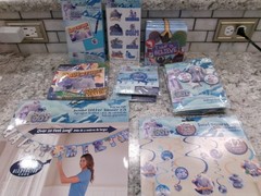Huge Small Foot Theme Birthday Party Supplies, All Sealed, 29 Items In Lot