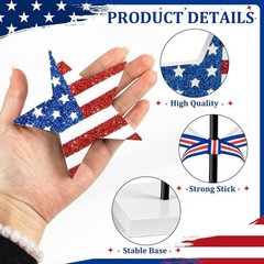 Charming 4th of July 3 PCS Star Set – Perfect for All Your Patriotic Occasions