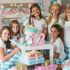 7.8″ Pink Glitter Number 1 Wooden Table Centerpiece for Birthday Party