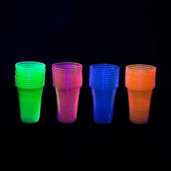Party Essentials Soft Plastic 12-Ounce Party Cups/Tumblers, 40-Count, Assorte…