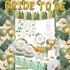 Bride to Be Sage Green Bachelorette Party Decorations