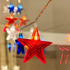 Waterproof Battery Operated Independence Day Lights