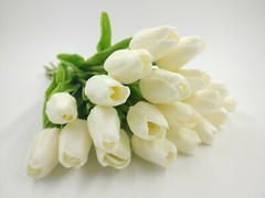 US 10pcs Real Touch Tulip Home Picnic Atmosphere Decoration Outdoor Gardening