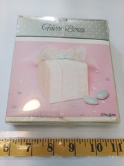 Favor box pack white sealed party supplies