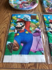 Super Mario Bros Party Supplies for Kids Birthday Party 92 PC Set Plates Napkins