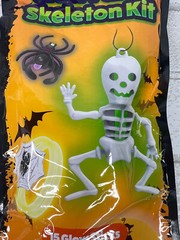 Halloween Glow Party Skeleton Kit Spider Rings Glow Sticks Lot Of 4