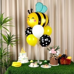 Delightful Bumble Bee Balloon Centerpieces – Perfect for Birthday & Baby Showers