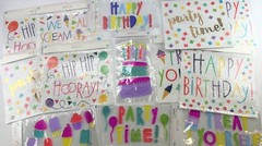 24 Piece Party Décor Pack Gel Clings & Wall Decals Special Occasions & Birthday