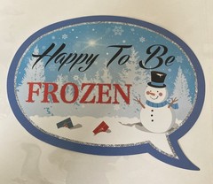 Snowman Photo Booth Props, Winter Wonderland (25ct)