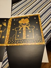 Eiurteao 3pcs 80th Birthday Decorations Boxes for Men Women Black Gold Happy …