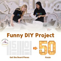 3 Ft Block Marquee Numbers 50th Birthday Decorations Women Foam Board Arch DIY