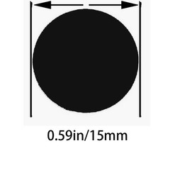 2.12 oz Black Metallic Foil Circle Dot Table Confetti for Wedding Birthday