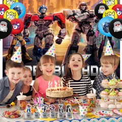 Transformers One 2024 Party Decor Party Supplies Set Balloons Cake Topper Banner
