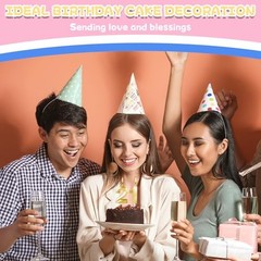 21st Birthday Candles,21st Birthday Decorations Cake Topper for Her Him Men