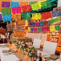 3 PCS Cinco De Mayo Decorations, Plastic Mexican Party Banner 3 PCS, Colorful