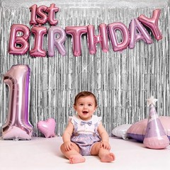 2 Pack Shiny Silver Foil Fringe Curtains | Party Streamers & Photo Booth