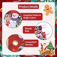 71 x 12 Inches Christmas Lighted Banner for Doorway Porch Yard, “MERRY” and “…
